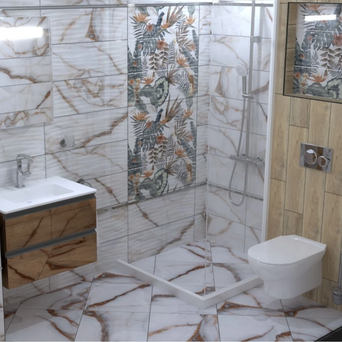 Гранитогрес Голди бял Гранитогрес Голди бял